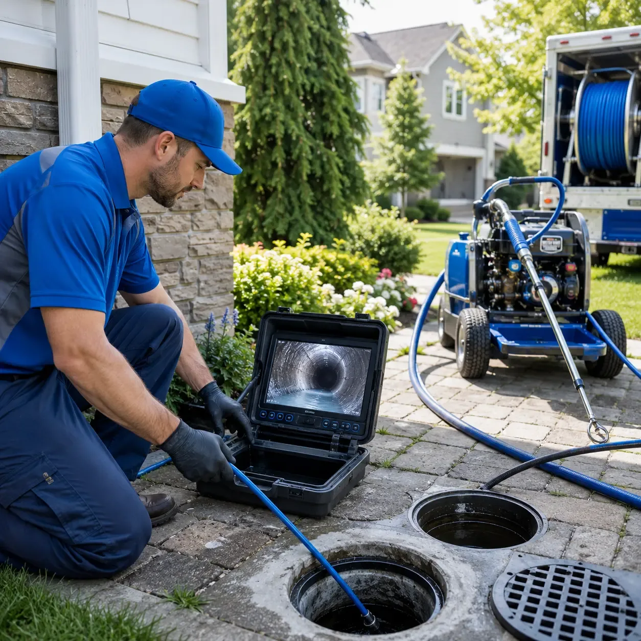 Outdoor drain cleaning professionals serving Offerman, GA